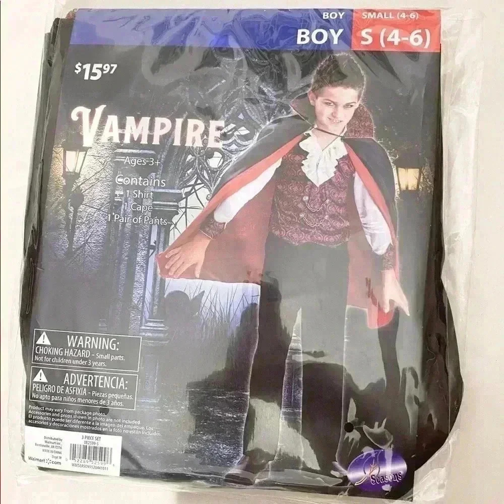 Vampire Child’s Halloween Costume